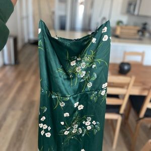 Reformation maxi silk dress